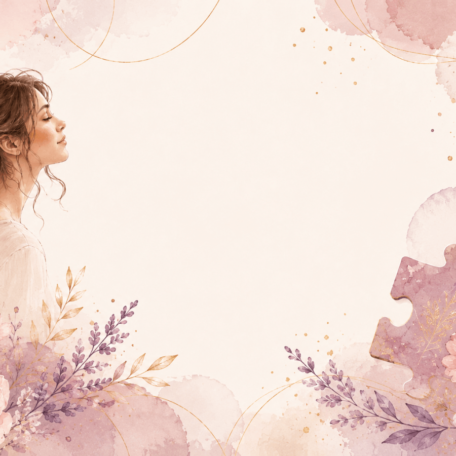 Illustration florale douce et élégante